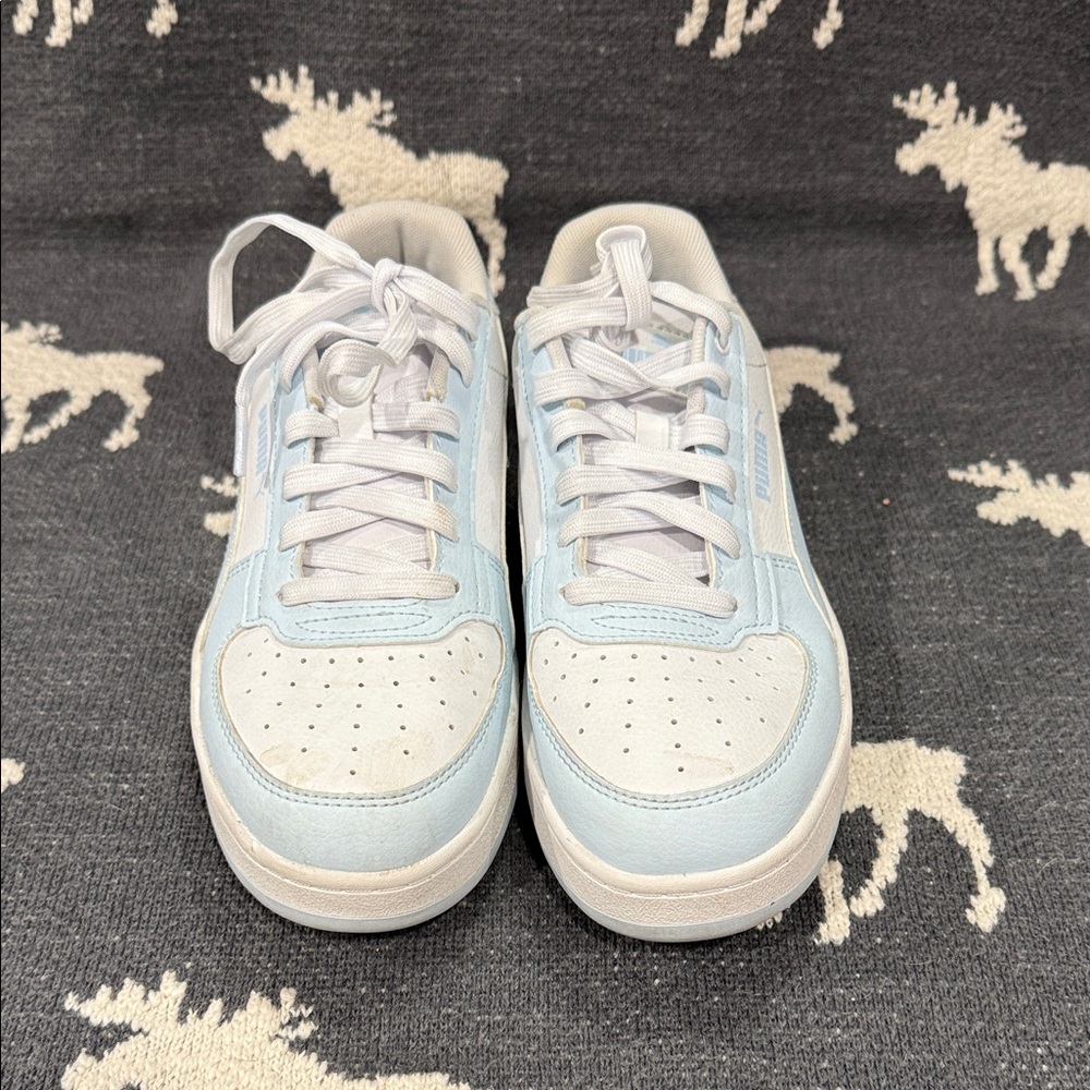 Puma Kids Sneakers - Light Blue and White